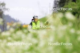 21.05.2024, Lenzerheide, Switzerland (SUI): Lena Haecki-Gross (SUI), Lydia Hiernickel (SUI), (l-r) - Biathlon summer training, Lenzerheide (SUI). www.nordicfocus.com. © Manzoni/NordicFocus. Every downloaded picture is fee-liable.