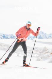 18.06.2024, Tignes, France (FRA): Camille Coupe (FRA) - Biathlon summer training, Tignes (FRA). www.nordicfocus.com. © Authamayou/NordicFocus. Every downloaded picture is fee-liable.