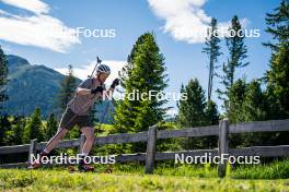 27.06.2024, Lavaze, Italy (ITA): Sivert Guttorm Bakken (NOR) - Biathlon summer training, Lavaze (ITA). www.nordicfocus.com. © Barbieri/NordicFocus. Every downloaded picture is fee-liable.