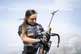 19.06.2024, Lavaze, Italy (ITA): Dorothea Wierer (ITA) - Biathlon summer training, Lavaze (ITA). www.nordicfocus.com. © Vanzetta/NordicFocus. Every downloaded picture is fee-liable.