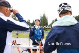 05.09.2024, Lenzerheide, Switzerland (SUI): Vetle Sjaastad Christiansen (NOR) - Biathlon summer training, Lenzerheide (SUI). www.nordicfocus.com. © Manzoni/NordicFocus. Every downloaded picture is fee-liable.