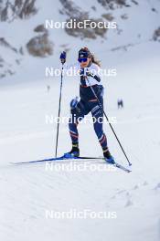 14.10.2024, Ramsau am Dachstein, Austria (AUT): Gilonne Guigonnat (FRA) - Biathlon summer training, Dachsteinglacier, Ramsau am Dachstein (AUT). www.nordicfocus.com. © Manzoni/NordicFocus. Every downloaded picture is fee-liable.