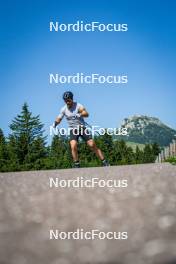 31.07.2024, Lavaze, Italy (ITA): Antonin Guigonnat (FRA) - Biathlon summer training, Lavaze (ITA). www.nordicfocus.com. © Barbieri/NordicFocus. Every downloaded picture is fee-liable.