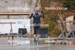 13.10.2024, Ramsau am Dachstein, Austria (AUT): Sebastian Stalder (SUI) - Biathlon summer training, Ramsau am Dachstein (AUT). www.nordicfocus.com. © Manzoni/NordicFocus. Every downloaded picture is fee-liable.