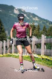 31.07.2024, Lavaze, Italy (ITA): Lara Wagner (AUT) - Biathlon summer training, Lavaze (ITA). www.nordicfocus.com. © Barbieri/NordicFocus. Every downloaded picture is fee-liable.