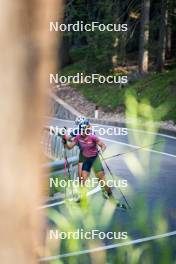 06.08.2024, Lavaze, Italy (ITA): Anna Andexer (AUT), Anna Gandler (AUT), (l-r)  - Biathlon summer training, Lavaze (ITA). www.nordicfocus.com. © Barbieri/NordicFocus. Every downloaded picture is fee-liable.