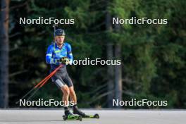 12.10.2024, Ramsau am Dachstein, Austria (AUT): Dmytro Pidruchnyi (UKR) - Biathlon summer training, Ramsau am Dachstein (AUT). www.nordicfocus.com. © Manzoni/NordicFocus. Every downloaded picture is fee-liable.