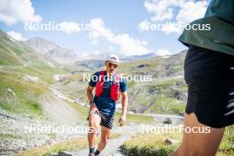 28.08.2024, Bessans, France (FRA): Oscar Lombardot (FRA) - Biathlon summer training, Bessans (FRA). www.nordicfocus.com. © Authamayou/NordicFocus. Every downloaded picture is fee-liable.