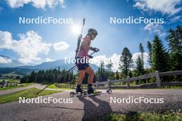 06.08.2024, Lavaze, Italy (ITA): Anna Gandler (AUT) - Biathlon summer training, Lavaze (ITA). www.nordicfocus.com. © Barbieri/NordicFocus. Every downloaded picture is fee-liable.