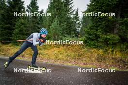 27.09.2024, Lavaze, Italy (ITA): Lukas Hofer (ITA) - Biathlon summer training, Lavaze (ITA). www.nordicfocus.com. © Barbieri/NordicFocus. Every downloaded picture is fee-liable.