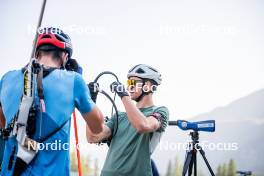 28.08.2024, Bessans, France (FRA): Eric Perrot - Biathlon summer training, Bessans (FRA). www.nordicfocus.com. © Authamayou/NordicFocus. Every downloaded picture is fee-liable.