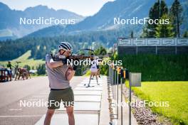 27.06.2024, Lavaze, Italy (ITA): Sivert Guttorm Bakken (NOR) - Biathlon summer training, Lavaze (ITA). www.nordicfocus.com. © Barbieri/NordicFocus. Every downloaded picture is fee-liable.