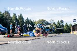 05.09.2024, Font-Romeu, France (FRA): Anna Karin Heijdenberg (SWE) - Biathlon summer training, Font-Romeu (FRA). www.nordicfocus.com. © Authamayou/NordicFocus. Every downloaded picture is fee-liable.