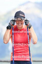 15.07.2024, Lenzerheide, Switzerland (SUI): Deedra Irwin (USA) - Biathlon summer training, Lenzerheide (SUI). www.nordicfocus.com. © Manzoni/NordicFocus. Every downloaded picture is fee-liable.