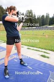 05.09.2024, Lenzerheide, Switzerland (SUI): Aita Gasparin (SUI) - Biathlon summer training, Lenzerheide (SUI). www.nordicfocus.com. © Manzoni/NordicFocus. Every downloaded picture is fee-liable.