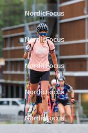 04.09.2024, Lenzerheide, Switzerland (SUI): Flavia Barmettler (SUI) - Biathlon summer training, Lenzerheide (SUI). www.nordicfocus.com. © Manzoni/NordicFocus. Every downloaded picture is fee-liable.