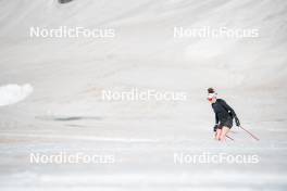 19.06.2024, Tignes, France (FRA): Lou Jeanmonnot (FRA) - Biathlon summer training, Tignes (FRA). www.nordicfocus.com. © Authamayou/NordicFocus. Every downloaded picture is fee-liable.