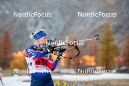 09.11.2024, Bessans, France (FRA): Sophie Chauveau (FRA) - Biathlon summer training, Bessans (FRA). www.nordicfocus.com. © Authamayou/NordicFocus. Every downloaded picture is fee-liable.