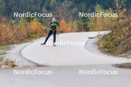 11.10.2024, Ramsau am Dachstein, Austria (AUT): Gerhard Urain (AUT), Fischer - Biathlon summer training, Dachsteinglacier, Ramsau am Dachstein (AUT). www.nordicfocus.com. © Manzoni/NordicFocus. Every downloaded picture is fee-liable.