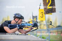 29.08.2024, Bessans, France (FRA): Emilien Jacquelin (FRA) - Biathlon summer training, Bessans (FRA). www.nordicfocus.com. © Authamayou/NordicFocus. Every downloaded picture is fee-liable.