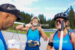 15.07.2024, Lenzerheide, Switzerland (SUI): Deedra Irwin (USA) - Biathlon summer training, Lenzerheide (SUI). www.nordicfocus.com. © Manzoni/NordicFocus. Every downloaded picture is fee-liable.