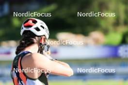 15.07.2024, Lenzerheide, Switzerland (SUI): Deedra Irwin (USA) - Biathlon summer training, Lenzerheide (SUI). www.nordicfocus.com. © Manzoni/NordicFocus. Every downloaded picture is fee-liable.