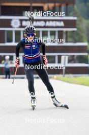 15.09.2024, Lenzerheide, Switzerland (SUI): Fany Bertrand (FRA) - Sommer Nordic Event 2024, Sommer Biathlon Cup, Lenzerheide (SUI). www.nordicfocus.com. © Manzoni/NordicFocus. Every downloaded picture is fee-liable.