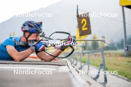 28.08.2024, Bessans, France (FRA): Quentin Fillon-Maillet (FRA) - Biathlon summer training, Bessans (FRA). www.nordicfocus.com. © Authamayou/NordicFocus. Every downloaded picture is fee-liable.