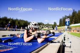 15.07.2024, Lenzerheide, Switzerland (SUI): Deedra Irwin (USA) - Biathlon summer training, Lenzerheide (SUI). www.nordicfocus.com. © Manzoni/NordicFocus. Every downloaded picture is fee-liable.