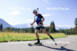 15.07.2024, Lenzerheide, Switzerland (SUI): Bjorn Westervelt (USA) - Biathlon summer training, Lenzerheide (SUI). www.nordicfocus.com. © Manzoni/NordicFocus. Every downloaded picture is fee-liable.