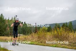 20.09.2024, Font-Romeu, France (FRA): Eve Bouvard (BEL) - Biathlon summer training, Font-Romeu (FRA). www.nordicfocus.com. © Authamayou/NordicFocus. Every downloaded picture is fee-liable.