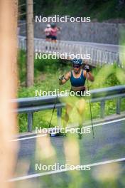 06.08.2024, Lavaze, Italy (ITA): Dunja Zdouc (AUT) - Biathlon summer training, Lavaze (ITA). www.nordicfocus.com. © Barbieri/NordicFocus. Every downloaded picture is fee-liable.