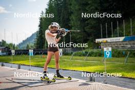 17.07.2024, Martell, Italy (ITA): Hanna Auchentaller (ITA) - Biathlon summer training, Martell (ITA). www.nordicfocus.com. © Barbieri/NordicFocus. Every downloaded picture is fee-liable.