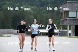 15.05.2024, Ruhpolding, Germany (GER): Charlotta de Buhr (GER), Marisa Emonts (GER), Leni Dietersberger (GER), (l-r) - Biathlon summer training, Ruhpolding (SUI). www.nordicfocus.com. © Reiter/NordicFocus. Every downloaded picture is fee-liable.