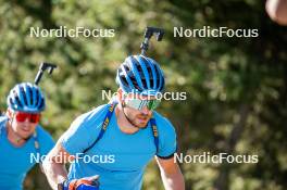 02.09.2024, Font-Romeu, France (FRA): Malte Stefansson (SWE) - Biathlon summer training, Font-Romeu (FRA). www.nordicfocus.com. © Authamayou/NordicFocus. Every downloaded picture is fee-liable.