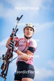 06.08.2024, Lavaze, Italy (ITA): Lisa Osl (AUT) - Biathlon summer training, Lavaze (ITA). www.nordicfocus.com. © Barbieri/NordicFocus. Every downloaded picture is fee-liable.