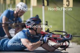 18.06.2024, Correncon-en-Vercors, France (FRA): Quentin Fillon Maillet (FRA) - Biathlon summer training, Correncon-en-Vercors (FRA). www.nordicfocus.com. © Joly/NordicFocus. Every downloaded picture is fee-liable.