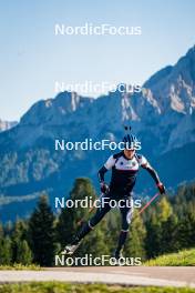 29.09.2024, Lavaze, Italy (ITA): Lukas Hofer (ITA) - Biathlon summer training, Lavaze (ITA). www.nordicfocus.com. © Barbieri/NordicFocus. Every downloaded picture is fee-liable.