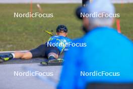 12.10.2024, Ramsau am Dachstein, Austria (AUT): Dmytro Pidruchnyi (UKR) - Biathlon summer training, Ramsau am Dachstein (AUT). www.nordicfocus.com. © Manzoni/NordicFocus. Every downloaded picture is fee-liable.