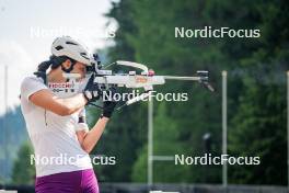 17.07.2024, Martell, Italy (ITA): Rebecca Passler (ITA) - Biathlon summer training, Martell (ITA). www.nordicfocus.com. © Barbieri/NordicFocus. Every downloaded picture is fee-liable.