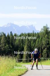 15.07.2024, Lenzerheide, Switzerland (SUI): Vaclav Cervenka (USA) - Biathlon summer training, Lenzerheide (SUI). www.nordicfocus.com. © Manzoni/NordicFocus. Every downloaded picture is fee-liable.