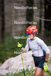 30.09.2024, Lavaze, Italy (ITA): Lisa Vittozzi (ITA) - Biathlon summer training, Lavaze (ITA). www.nordicfocus.com. © Barbieri/NordicFocus. Every downloaded picture is fee-liable.