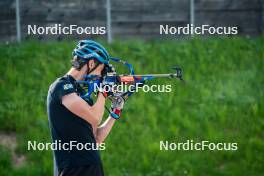 06.06.2024, Lavaze, Italy (ITA): Anton Ivarsson (SWE) - Biathlon summer training, Lavaze (ITA). www.nordicfocus.com. © Barbieri/NordicFocus. Every downloaded picture is fee-liable.