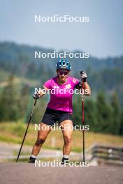 31.07.2024, Lavaze, Italy (ITA): Dunja Zdouc (AUT) - Biathlon summer training, Lavaze (ITA). www.nordicfocus.com. © Barbieri/NordicFocus. Every downloaded picture is fee-liable.