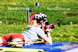 20.05.2024, Lenzerheide, Switzerland (SUI): Elisa Gasparin (SUI) - Biathlon summer training, Lenzerheide (SUI). www.nordicfocus.com. © Manzoni/NordicFocus. Every downloaded picture is fee-liable.