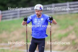 05.09.2024, Lenzerheide, Switzerland (SUI): Sturla Holm Laegreid (NOR) - Biathlon summer training, Lenzerheide (SUI). www.nordicfocus.com. © Manzoni/NordicFocus. Every downloaded picture is fee-liable.