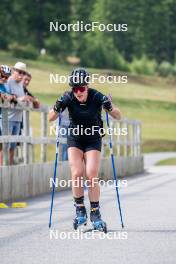 28.08.2024, Bessans, France (FRA): Sophie Chauveau (FRA) - Biathlon summer training, Bessans (FRA). www.nordicfocus.com. © Authamayou/NordicFocus. Every downloaded picture is fee-liable.