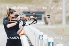 19.05.2024, Forni Avoltri, Italy (ITA): Lisa Vittozzi (ITA) - Biathlon summer training, Forni Avoltri (ITA). www.nordicfocus.com. © Del Fabbro/NordicFocus. Every downloaded picture is fee-liable.