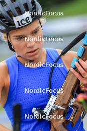 04.09.2024, Lenzerheide, Switzerland (SUI): Juni Arnekleiv (NOR) - Biathlon summer training, Lenzerheide (SUI). www.nordicfocus.com. © Manzoni/NordicFocus. Every downloaded picture is fee-liable.