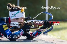 21.10.2024, Lavaze, Italy (ITA): Marthe Kraakstad Johansen (NOR) - Biathlon summer training, Lavaze (ITA). www.nordicfocus.com. © Vanzetta/NordicFocus. Every downloaded picture is fee-liable.